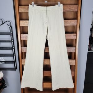 Tory Burch Khaki Flare Pants Size 2
